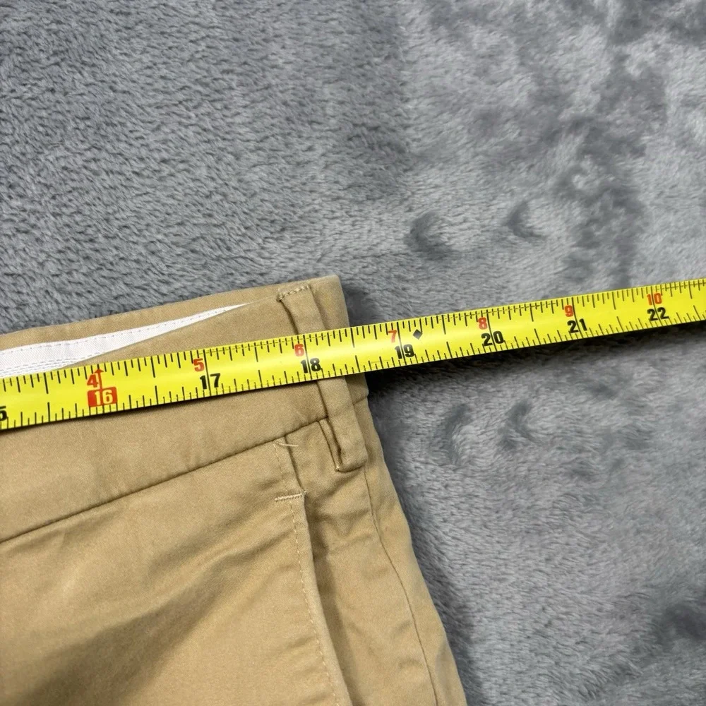 Zanella Parker Pants Men's 36x32 Khaki Made in Italy Cotton Stretch Flat Front*